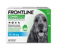 Frontline Combo Cani x3 Pipette, Antiparassitario per Cani Medi e Cuccioli (10-20Kg) Contro Pulci, Zecche, Uova e Larve