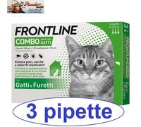 Frontline Combo gatti 1-2-3-4-5-6-9-12-18-24 pipette antiparassitario per gatto