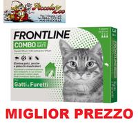 Frontline Combo gatti 3 pipette antiparassitario per gatto antipulci SCAD 2028