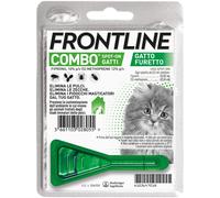 FRONTLINE Combo, 1 Pipetta, Antiparassitario per Gatti, Gattini e Furetti di Lunga Durata, Protegge da Pulci, Zecche, Uova, Larve e Anche la Casa, Antipulci In Confezione da 1 Pipetta da 0.5 ml