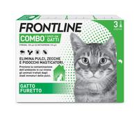 FRONTLINE | Combo Gatti e Furetti | Antiparassitario 3 Pipette da 0,5 ml contro