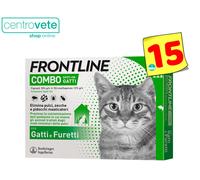 Frontline COMBO Gatto 3 / 6 / 9 / 12 / 15 / 18 Pipette ⇢ Antiparassitario GATTI