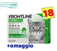 Frontline Combo Gatto 3 / 6 / 9 / 12 / 15 / 18 Pipette ⇢ Antiparassitario GATTI