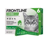 Frontline COMBO Gatto 6 Pipette Antiparassitario Spot on GATTI e FURETTI