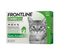 FRONTLINE | Combo Gatti e Furetti | Antiparassitario 3 Pipette da 0,5 ml contro