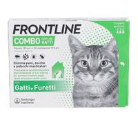 Frontline Combo Soluzione Spot-On Gatti 3 Pipette Monodose