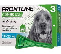 Frontline Combo Spot-On Antiparassitario per Cani 3 Pipette Media 10-20kg
