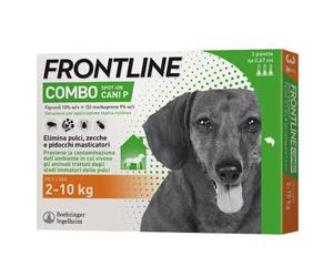 Frontline Combo Spot-On antiparassitario per cani 3 pipette peso 2-10 kg - Antiparassitario per cani - 1° ORDINE? scegli lo sconto BZR5 / BZR20 + 200 punti fedeltà