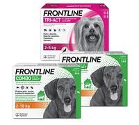 FRONTLINE Combo & TriAct, Antiparassitario Cani, 12 Pipette, Cane Taglia (2-5 Kg), Maxi Formato, Per una protezione lunga 12 mesi