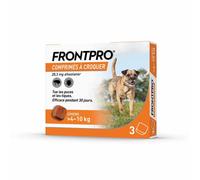 Frontline Frontpro antiparassitario Cane 4-10kg x3 compresse - Antiparassitario animali