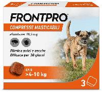 Frontpro compresse antiparassitarie masticabili Frontline: Per taglia Piccola 4-10 Kg