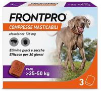 Frontpro compresse antiparassitarie masticabili Frontline: Per taglia Grande 25-50 Kg