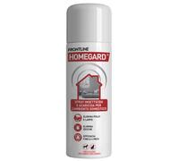 Frontline Homegard Spray Insetticida, Antipulci per Ambienti ad Azione Rapida, Protegge Mobili e Tessili di Casa, Elimina Pulci, Zecche, Uova e Larve fino a 6 mesi, Formato 250 ml
