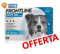 Frontline soluzione spot-on per cani 10-20 kg - 4 pipette (1,34 ml)