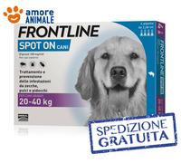 Frontline soluzione spot-on cani L (Cani da 20 a 40 kg) - 4 pipette (2,68 ml)