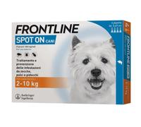 Frontline Spot On Cani antiparassitario per cani 4 pipette peso 2-10 kg - Antiparassitario per cani - 1° ORDINE? scegli lo sconto BZR5 / BZR20 + 200 punti fedeltà
