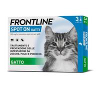 Frontline Spot On Gatti antiparassitario per gatti 3 pipette peso 2-8 kg - Antiparassitario per gatti - 1° ORDINE? scegli lo sconto BZR5 / BZR20 + 200 punti fedeltà
