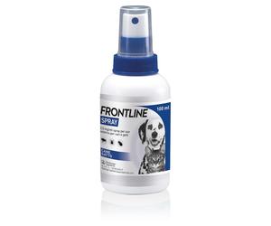 Frontline Spray 100ml, Protegge Cani, Gatti e Cuccioli Da Pulci, Zecch