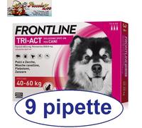 Frontline TRI-ACT 1- 3- 6- 9- 12- 18- 24 pipette antiparassitario cane 40-60 kg