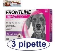 Frontline TRI-ACT 20-40 kg 1- 3- 6- 9- 12- 18- 24 pipette antiparassitario cane