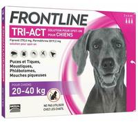 FRONTLINE TRI-ACT 3 Pipete Antiparassitario per Cani (20-40 kg)