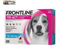 Frontline Tri-Act 3 pipette antiparassitari cane 2-5/5-10/ 10-20/ 20-40/ 40-60kg