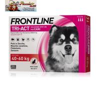 Frontline Tri-Act 3 pipette antiparassitari cane 2-5/5-10/ 10-20/ 20-40/ 40-60kg
