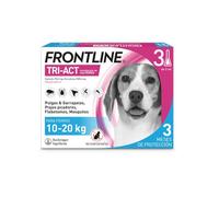 Frontline Tri-Act 3 pipetas - da 10 a 20 kg