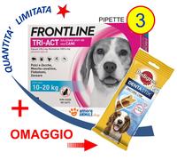 Frontline TRI-ACT → 3 pipette per cani da 10-20 kg (+PS) - Pulci Zanzare Zecche