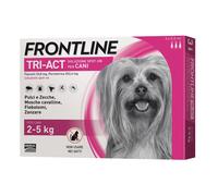 Frontline Tri Act - Soluzione Spot On Insetticida Acaricida Cane 2-5Kg, 3 Pezzi