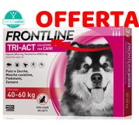 Frontline Tri-Act SPOT-ON : Frontline Tri-Act SPOT-ON : 6 pipette per taglia gigante (40-60 Kg) scadenza: 30/06/2021