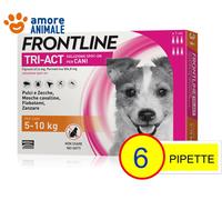 Frontline TRI-ACT 6 pipette per cani 2-5 / 5-10 / 10-20 / 20-40 / 40-60 kg NEW