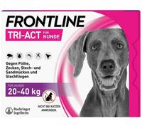 Frontline - Tri-Act Antiparassitario Cani 20 a 40 Kg Confezione 3 Pipette