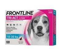 Frontline - Tri Act Antiparassitario Cani da 10 a 20 kili Confezione 3 Pipette da 2 Ml