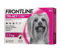 Frontline Tri-Act antiparassitario per cani 3 pipette per cani taglia mini (2-5 kg) - Antiparassitario per cani - 1° ORDINE? scegli lo sconto BZR5 / BZR20 + 200 punti fedeltà
