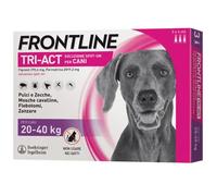Frontline Tri-Act antiparassitario per cani 3 pipette per taglia grande (20-40 kg) - Antiparassitario per cani - 1° ORDINE? scegli lo sconto BZR5 / BZR20 + 200 punti fedeltà