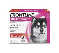 Frontline tri act antiparassitario per cani 40 - 60 kg 6 pipette