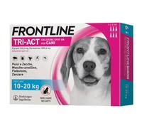 Frontline Tri-Act antiparassitario per cani 6 pipette per taglia media (10-20 kg) (scadenza: 30/04/2026) - Antiparassitario per cani - 1° ORDINE? scegli lo sconto BZR5 / BZR20 + 200 punti fedeltà