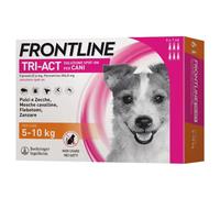 Frontline Tri-Act antiparassitario per cani 6 pipette per taglia piccola (5-10 kg) (scadenza: 30/04/2026) - Antiparassitario per cani - 1° ORDINE? scegli lo sconto BZR5 / BZR20 + 200 punti fedeltà