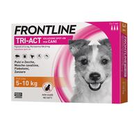 Frontline Tri Act cane: tutte le soluzioni pipette spot-on - 3 pipette, peso 5-10 kg (1 ml)