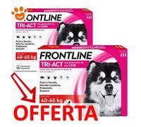 Frontline Tri-Act SPOT-ON : Frontline Tri-Act SPOT-ON : 6 pipette per taglia gigante (40-60 Kg) scadenza: 30/06/2021