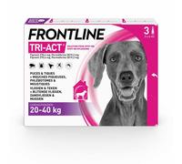 Frontline Tri-act Spot-on Cane 20-40kg 3 pipette 4ml - Antiparassitario animali