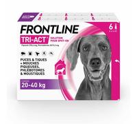 Frontline Tri-act Spot-on Cane 20-40kg 6 pipette 4ml - Antiparassitario animali