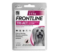 FRONTLINE TriAct, 1 Pipetta, Cane S (5kg-10kg), Antiparassitario per Cani e Cuccioli di Lunga Durata, Protegge il Cane da Pulci, Zecche, Zanzare, Pappataci e Leishmaniosi, Antipulci 1 Pipetta