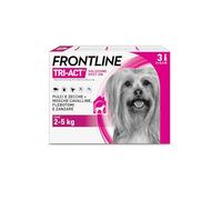 Frontline Tri-Act x3 Antiparassitario Cani Contro la Leishmaniosi (2-5Kg) | Prodotto per Cani e Cuccioli. Protegge da Pulci, Zecche, Zanzare, Pappataci e Leishmaniosi, Antipulci 3 Pipette