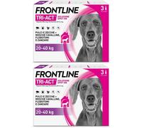 Frontline Tri-Act x3 Pipette, Antiparassitario Per Cani (20-40Kg) Cont