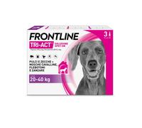 FRONTLINE Triact, 3 Pipette, Cane L (20-40Kg), Antiparassitario per Cani e Cuccioli di Lunga Durata, Protegge il Cane da Pulci, Zecche, Zanzare, Pappataci e Leishmaniosi, Antipulci 3 Pipette