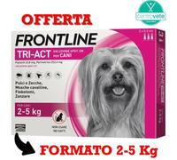 FRONTLINE TRIACT 3 Pipette → 2.5 - 5 / 5 - 10 / 10 - 20 / 20 - 40 / 40 - 60 Kg
