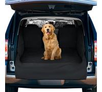 Frontpet Coprisedile per cani, impermeabile, per cani, SUV, berline e furgoni, con protezione per paraurti, antiscivolo, copertura per sedile posteriore, fodera universale (grande/nero)
