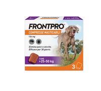 FrontPro 2 - 4 Kg 3 Compresse → Antiparassitario per Cani contro Pulci Zecche